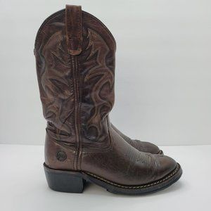 Double H Ranchwell Men's Dark Brown Cowboy Boots DH1554 US Size 7.5D